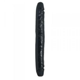 Dubbele Dildo Met Geaderde Schacht Zwart Kopen Bij Sextoyland