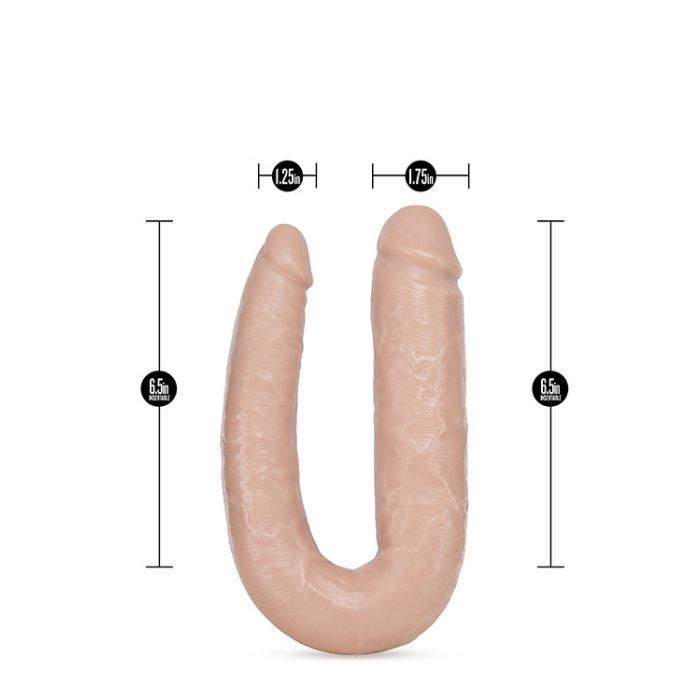 Dubbele Dildo Dr Skin Cm Huidskleur Kopen Bij Sextoyland