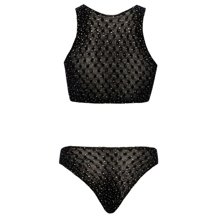 Cottelli Fantasy Lingerie Set Strass Versiering Zwart Kopen Bij