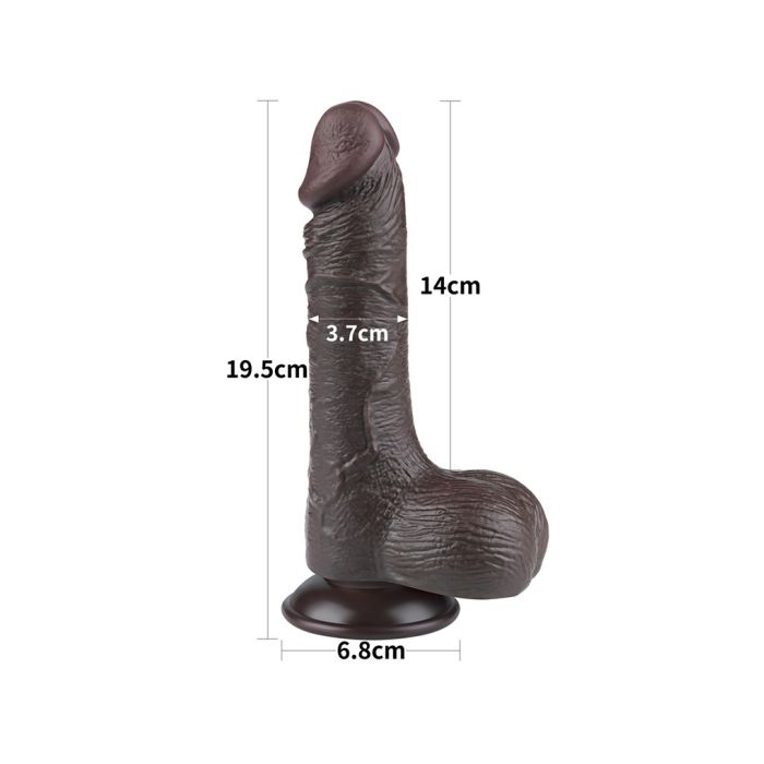 Realistische Dildo Sliding Skin Zwart Kopen Bij Sextoyland