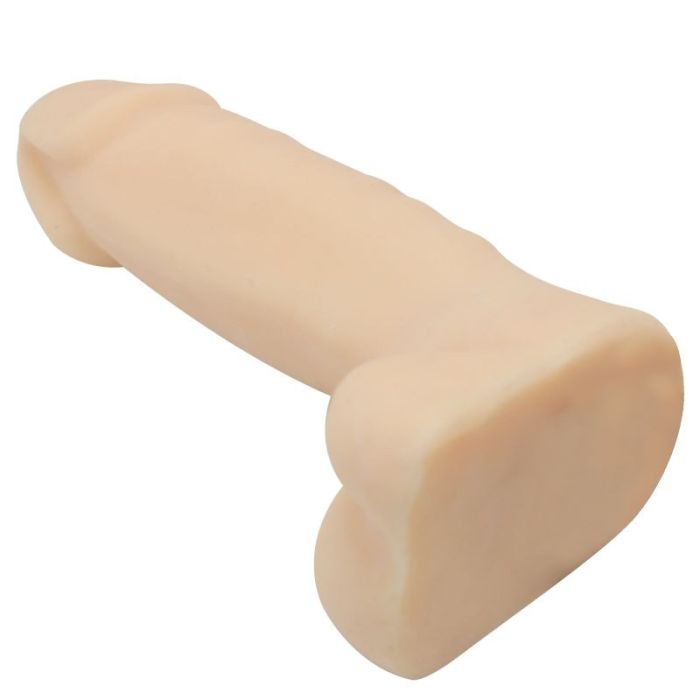 Buigzame Dildo Met Balzak Huidskleur Kopen Bij Sextoyland