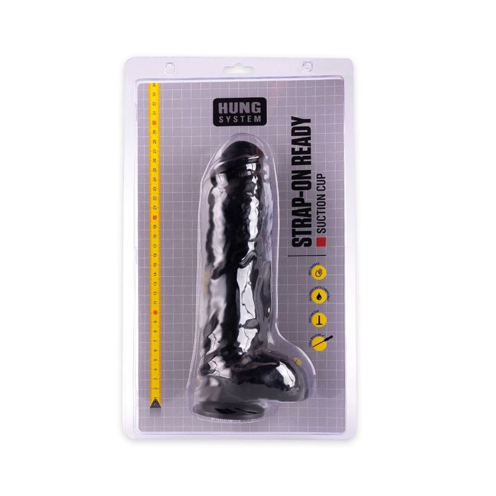 Dildo Zac Medium Hung System Zwart Kopen Bij Sextoyland