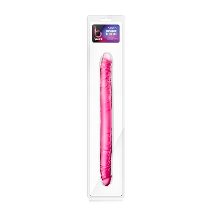 Geaderde Dubbele Dildo Roze Kopen Bij Sextoyland