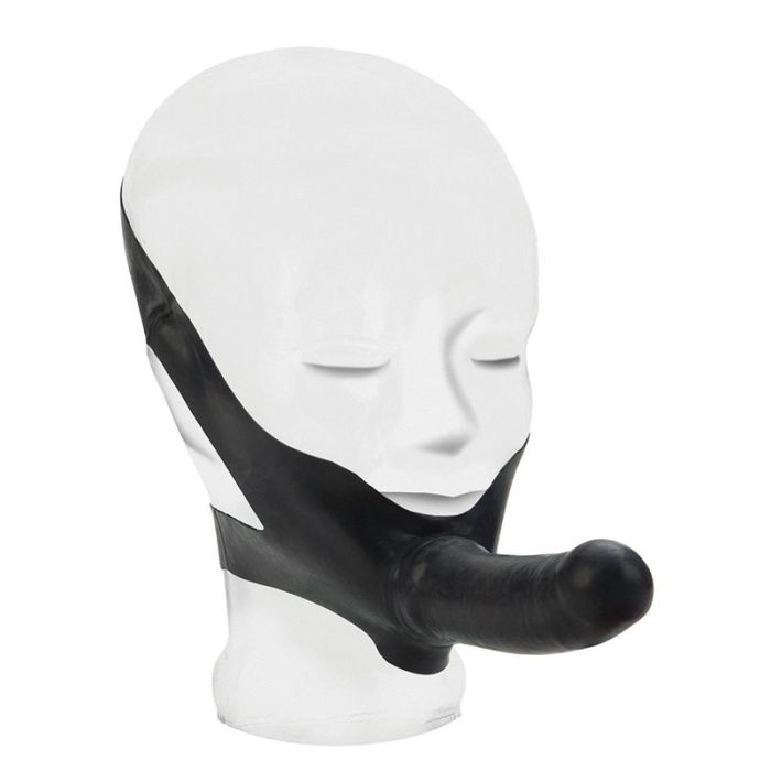 Latex Dildo Masker Zwart Kopen Bij Sextoyland