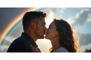 koppel-zoent-onder-de-regenboog