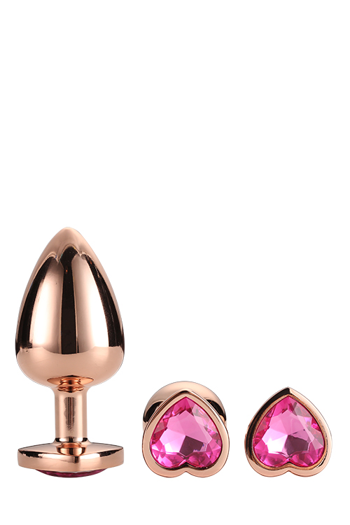 Buttplug Set Gleaming - Rose 