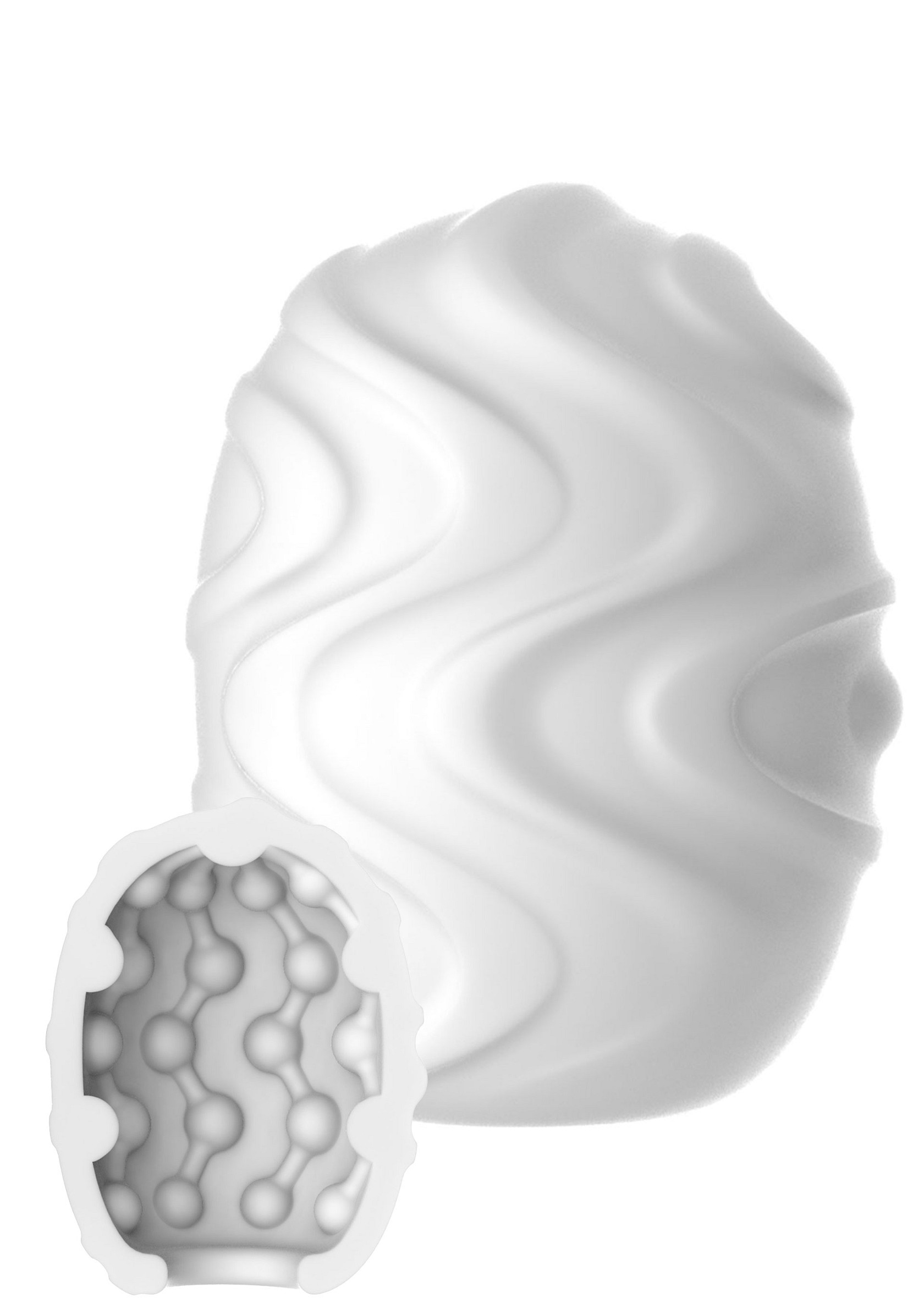 Mini Masturbator ToyJoy Hero Art - Wit