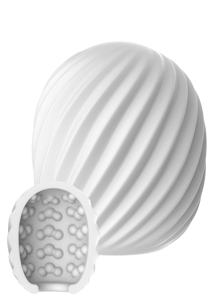 Mini Masturbator ToyJoy Hero Spiral - Wit