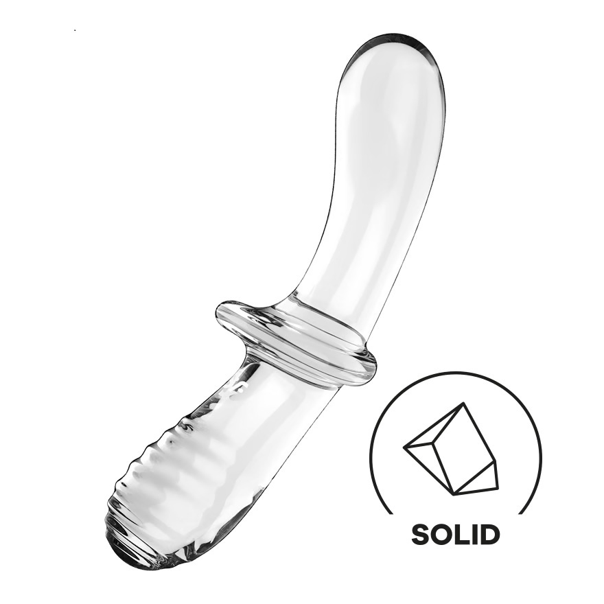Satisfyer Double Crystal Dildo - Transparant