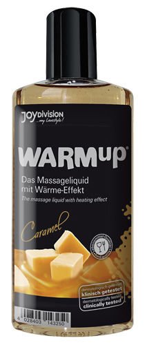 Verwarmende Massageolie - Karamel Smaak