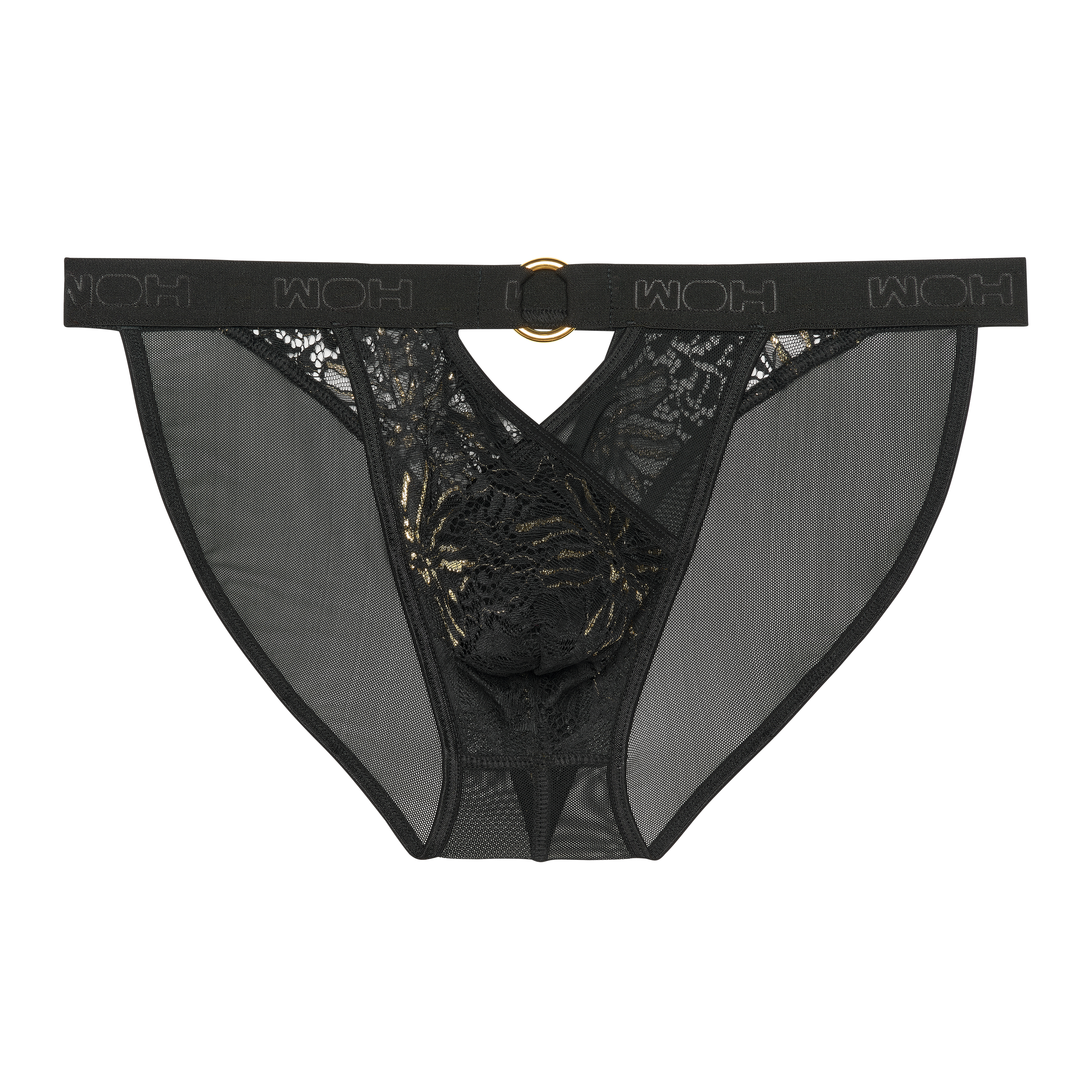 Pure Seduction Tanga Slip Zwart - WOH by HOM