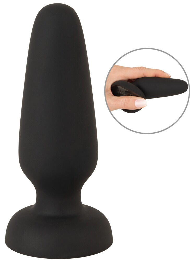 Black Velvets Siliconen Buttplug met Zuignap - Small