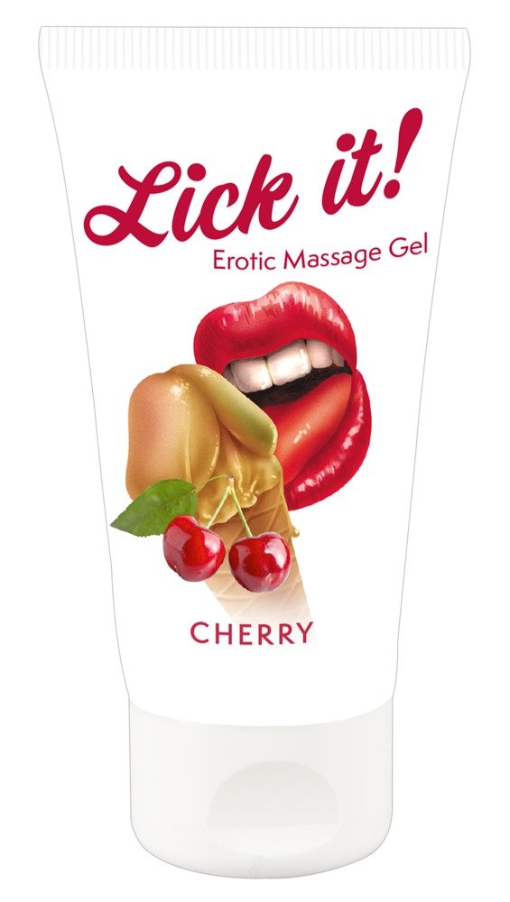 Erotisch Massage Gel Lick It - Cherry