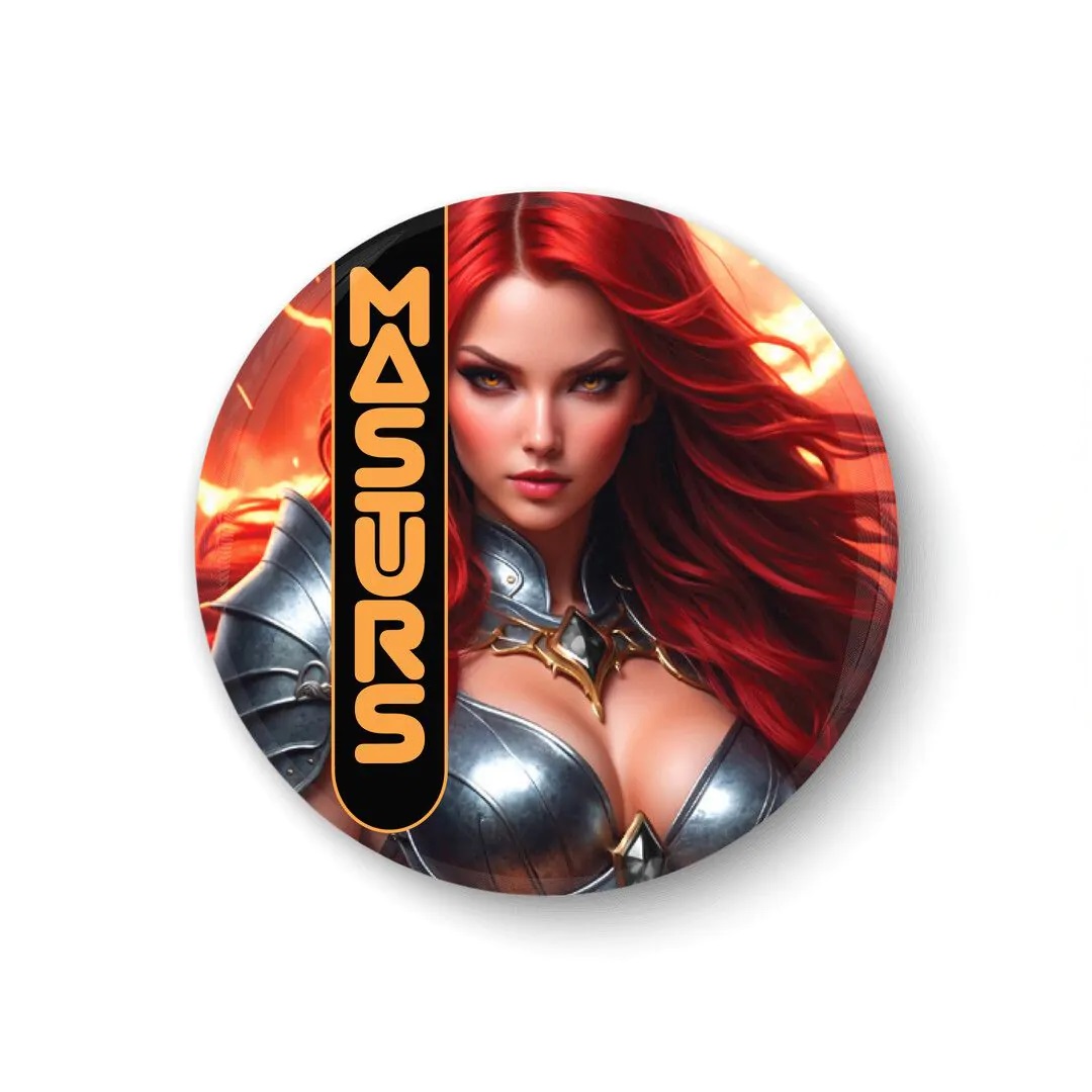 Masturs Solara - Fire Sorceress - Button