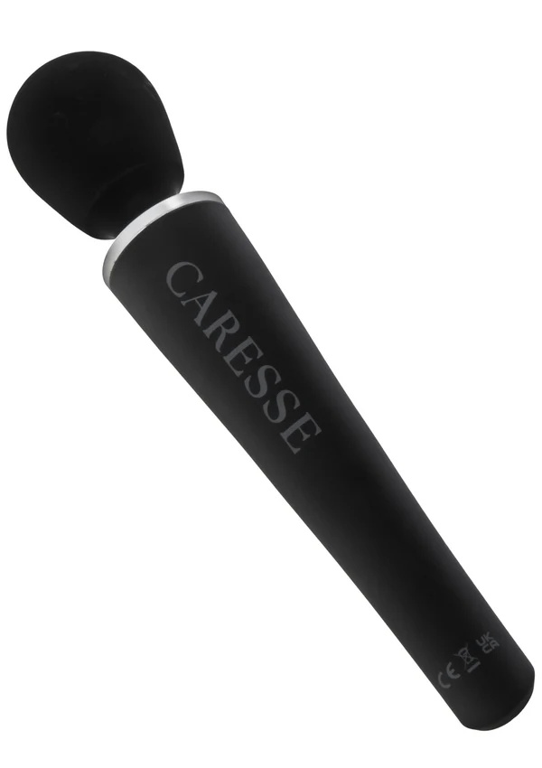 Compact Wand Vibrator CARESSE - Zwart