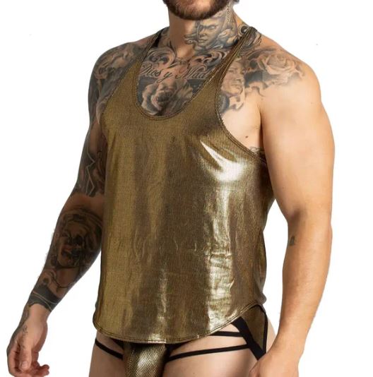 GIGO Shinese Tank Top - Goud