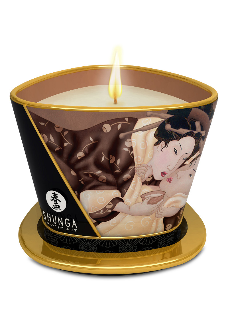 Shunga Massage Candle 170ml  - Chocolate