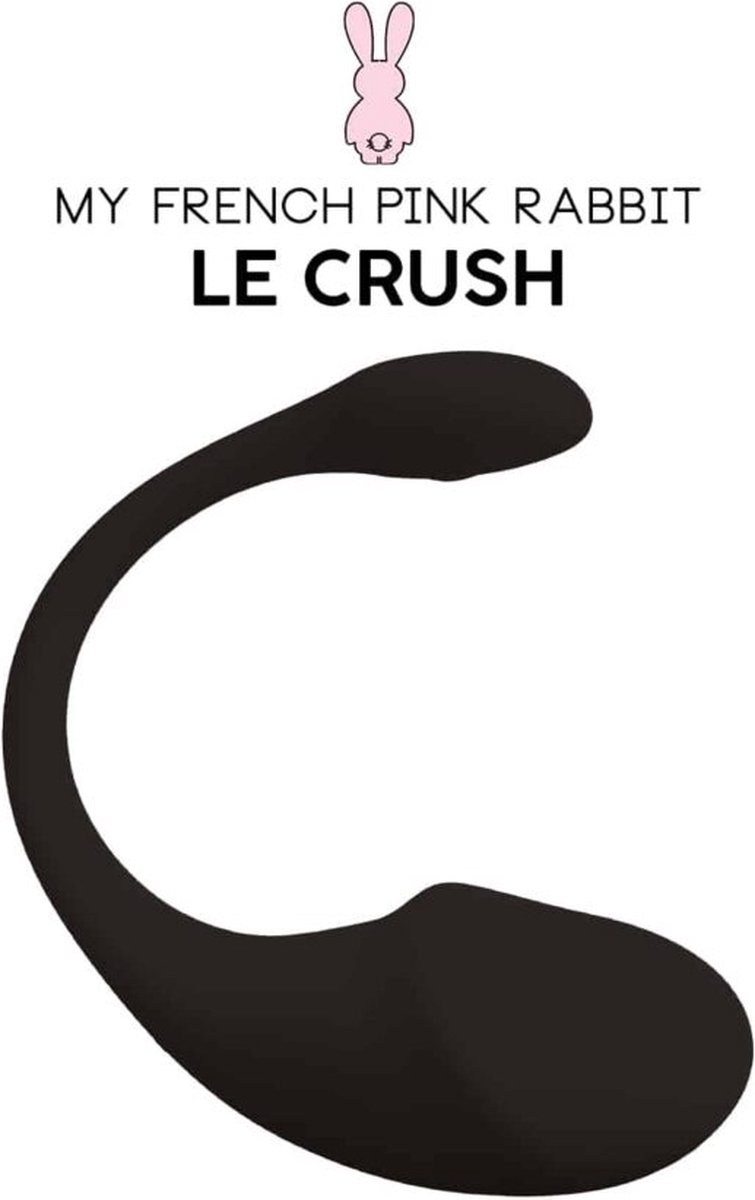 Vibrerend Eitje Clara Morgane Le Crush - Zwart