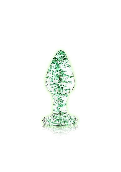 Buttplug Glow In The Dark Medium - Clear