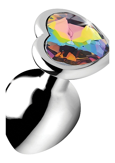 Buttplug Rainbow Prism Heart - Medium