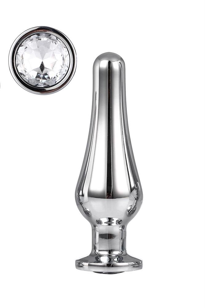 Buttplug Gleaming Love Zilver - Medium