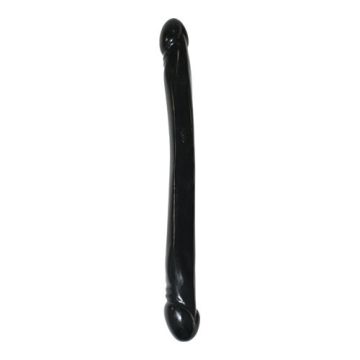 Zwarte dubbele dildo XL