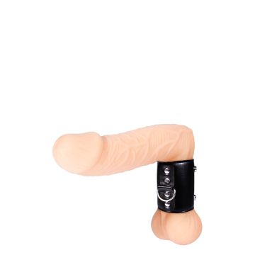 Men's Expert Ballstretcher met D-ring 7 cm - Zwart