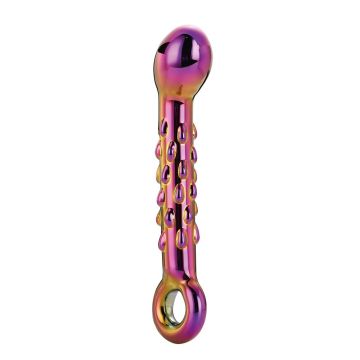 Geribbelde G-Spot dildo Glamour Glas