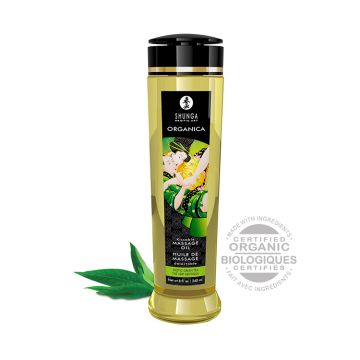 Shunga - Organica Massage Olie Exotic Green Tea 240 ML