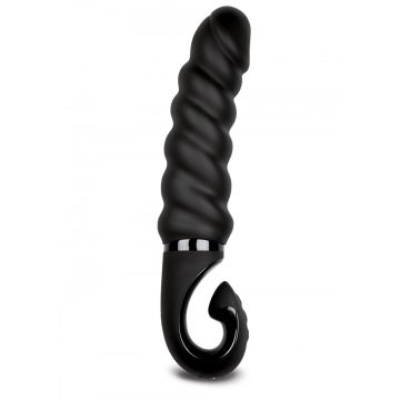 G-Jack 2 - G-Spot Vibrator met Ribbels - Zwart