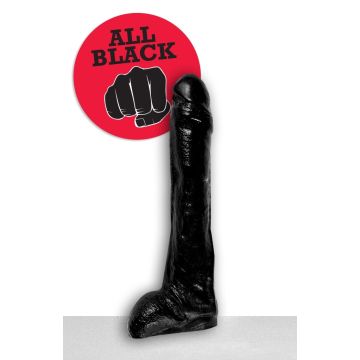 All Black Dirk Dildo - 29 cm