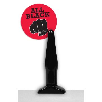 All Black Rick Butt Plug - 12 cm