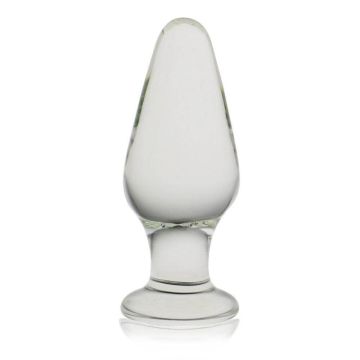 Buttplug Glass Romance Clear 