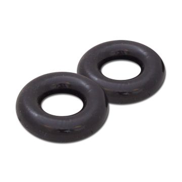 Silicone Cockring 2-Pack Zwart