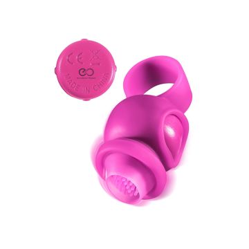 Clit Ring met Sterke Vibraties - Roze