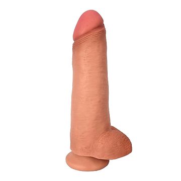 Dildo met Ballen 29.5 cm Jock - Huidskleur