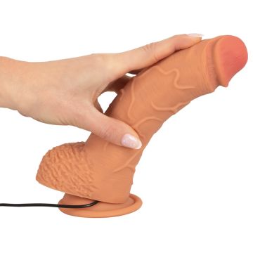 Dildo met Vibratie RealThing - 22.5 cm