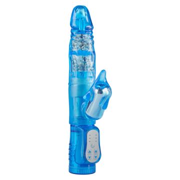 Dubbele Dolfijn Vibrator - Blauw