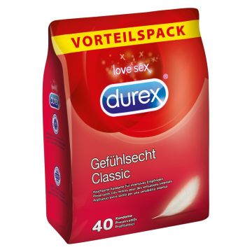 Durex Gevoelsecht Classic - 40 St