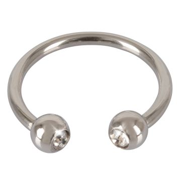 Eikel Ring met Strass Steentjes