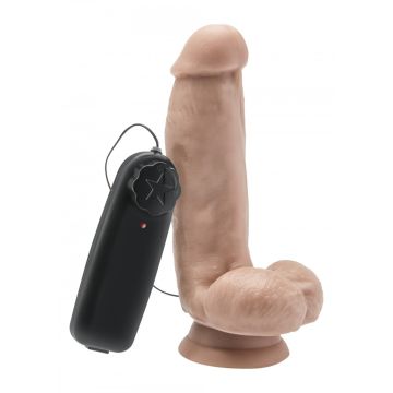 Get Real Cock 18 cm Vibrerend - Huidskleur