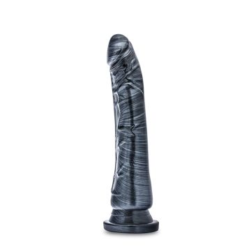 Jet Blaq Carbon Metallic Dildo met Zuignap - 20 cm