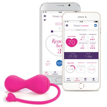 Kegel Ei met App Connection - Roze