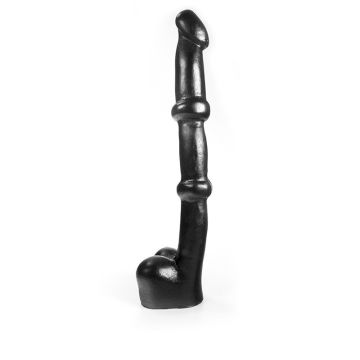 Dark Crystal Zwarte Buigzame Dildo Oliver - 35 cm