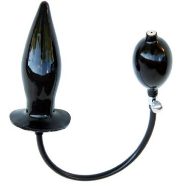 Opblaasbare Rubberen Buttplug XL - Solid