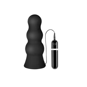 Vibrerende Buttplug met Ribbels - 20 cm