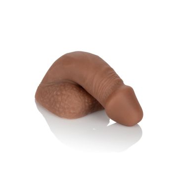 Siliconen Packing Penis 10.25 cm - Bruin