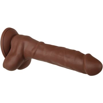 Realistische Dildo Real Supple - Bruin