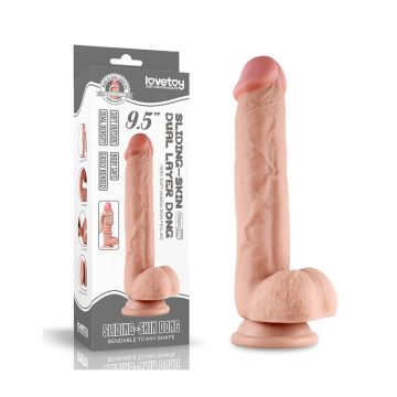 Realistische Dildo Sliding Skin 24.13 cm