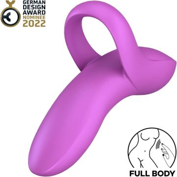 Satisfyer Vinger Vibrator - Bold Lover Paars